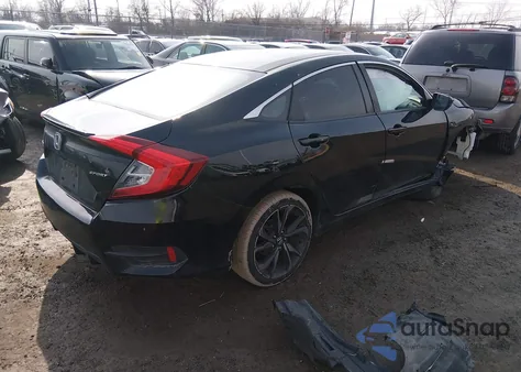 2019 Honda Civic Sport z USA, uszkodzony, nr VIN 19XFC2F86KE025859